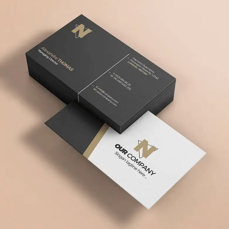 Matte Lamination Business Card Matte Lamination Business Card - Image 1