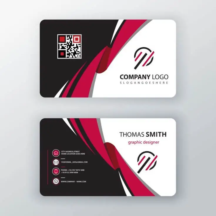 UV Double Side Pasting Business Card UV Double Side Pasting Business Card - Image 1